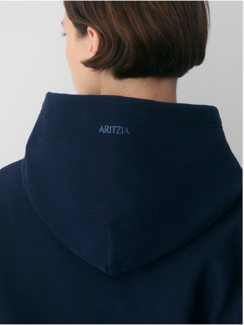 Aritzia women’s  Dark Navy Hoodie Pullover - Picture 2 of 4